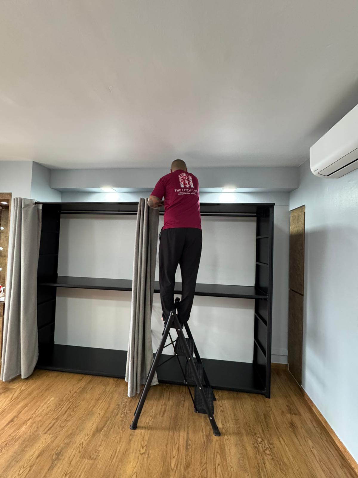 Post-Renovation Cleaning + Floor Deep Cleaning using Scrubbing Machine+ Formaldehyde Removal (EA/EM)