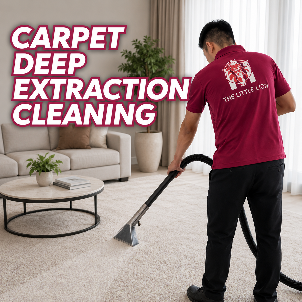Carpet Deep Extraction Cleaning